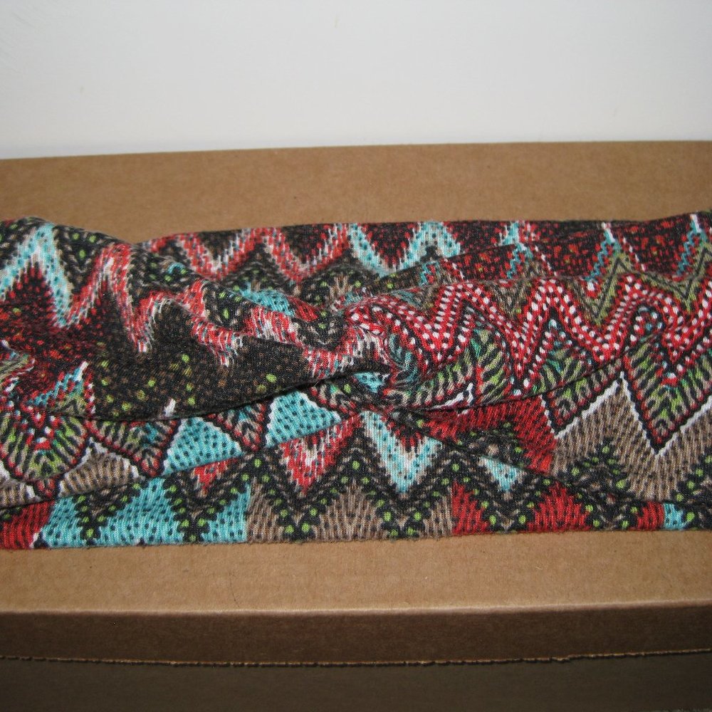 Capelli New York Chevron Style Print Headband